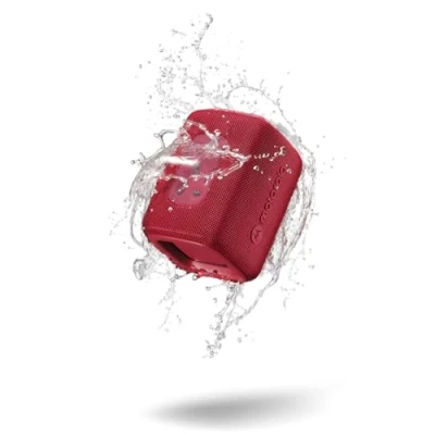 Afbeelding van Motorola ROKR 300 Bluetooth 5.3 luidspreker, draagbaar, 7 W, compacte IP67 water en stofdicht, 12 uur looptijd, Soud (rood)