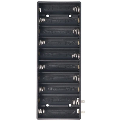 Afbeelding van AccuCell batterijhouder voor 10 Mignon AA LR6 naast elkaar batterij, accumulator