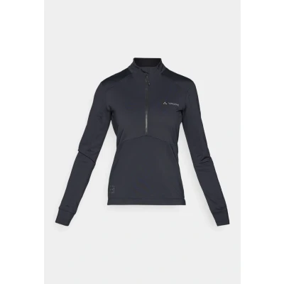 Afbeelding van Vaude KURO Halfzip Wielershirt, Dames, Maat: 40, Black
