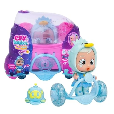 Afbeelding van CRY BABIES MAGIC TEARS STARS STAR SYDNEY Collectible mini pop met mooie outfit en beschikt over een 2 in 1 capsule lichtgevende ster, speelgoed cadeau voor jongens meisjes vanaf 3 jaar