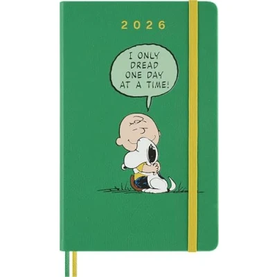 Afbeelding van Moleskine 12 Maanden Agenda 2026 Peanuts Dagelijks Large Charlie &amp; Snoopy