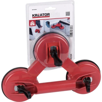 Afbeelding van Kreator Zuignap Triple Tegelzuignap Glasdrager 130 kg