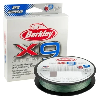 Afbeelding van Berkley x9 Gevlochten lijn Low Vis Green 0.43mm / 59.7kg (200m)
