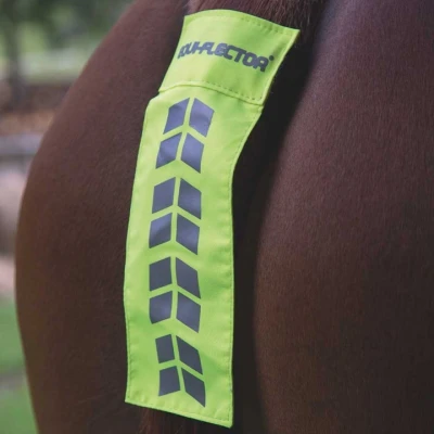 Afbeelding van Equi Flector Staartband Mesh Reflecterend Yellow One Size