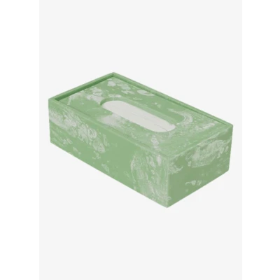 Afbeelding van ferm LIVING Mist Tissue Opbergdoos Seafoam