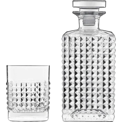Afbeelding van Luigi Bormioli Mixology Elixir Whiskyset 5 delig Transparant