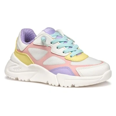 Afbeelding van Geox Babyschoenen voor kinderen, Maat: 32, White multicolor Kunststof/ textiel