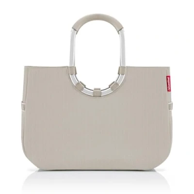 Afbeelding van Reisenthel Loopshopper L Shopper 25L Herringbone Zand