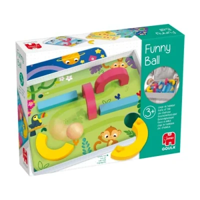 Afbeelding van Goula Funny Ball Gezelschapsspel voor kinderen Frans Behendigheidsspel vanaf 3 jaar