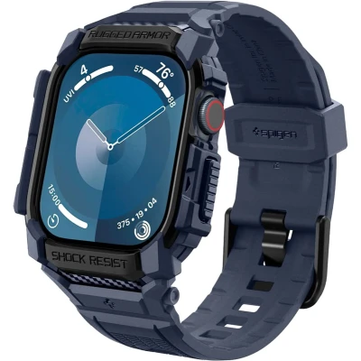 Afbeelding van Spigen Robuust pantser Pro, Smartwatch accessoires, Blauw