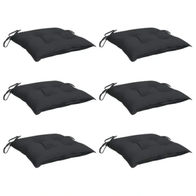 Afbeelding van Palletkussens 6 st 50x50x7 cm oxford stof zwart