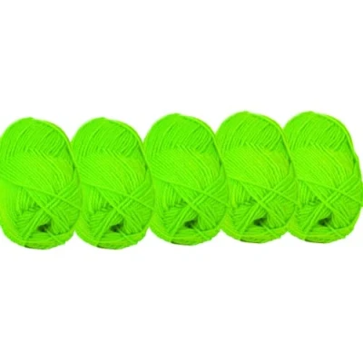 Afbeelding van UV FLOOR 5 stuks neongroene draden speciaal zwart licht fluorescerend accessoire string art