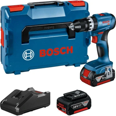 Afbeelding van Bosch Professional GSB 18V 45 Accu Klop /Schroefboormachine 3.0Ah in L Boxx