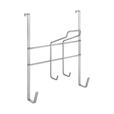 Afbeelding van Metaltex Over The Door Space Saver Strijksethouder 28X12X28 Cm Zilver