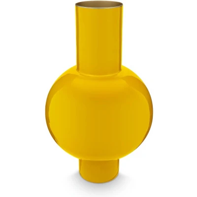 Afbeelding van Pip Studio Metal Vaas H 40 cm Okergeel
