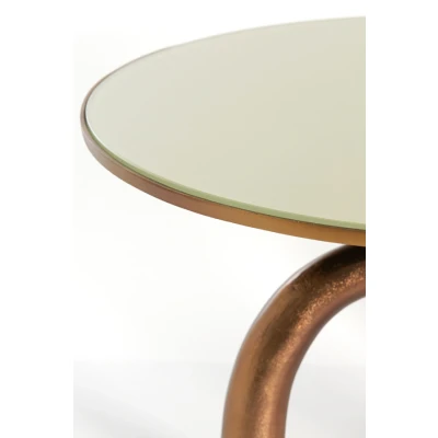 Afbeelding van Light &amp; Living Salontafel MELLO Ø76x40cm Bruin
