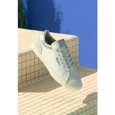 Afbeelding van Pepe Jeans Laceups Kenton Court W Sneakers laag, Dames, Maat: 36, Silver Leer/ synthetisch