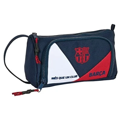 Afbeelding van Schoolpennenzak F.C. Barcelona Blauw Kastanjebruin (20 x 11 8.5 cm) (32 Onderdelen)