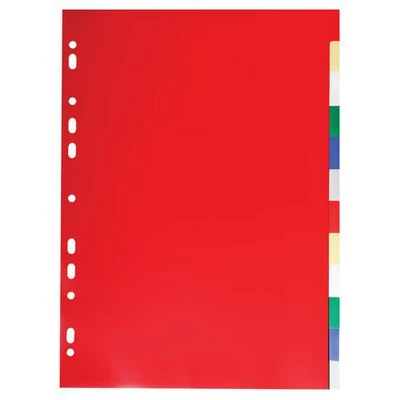Image de Intercalaires polypropylène souple 12 positions a4