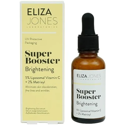 Afbeelding van Eliza Jones Super Booster Serum om huidrimpels, verkleuringen, fijne lijntjes te minimaliseren en de onregelmatige huidtint verbeteren (Super Brightening)