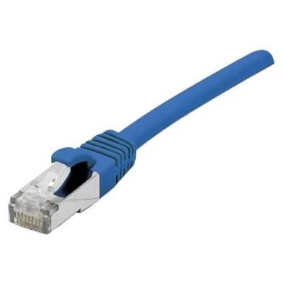 Afbeelding van Exertis Connect patchkabel CAT. 6, F/UTP, PoE, halogeenvrij, blauw, 30,0 m Afgeschermde met snap in (F/UTP, CAT6, 30 m), Netwerkkabel