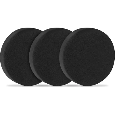Afbeelding van VONROC Polijstschijven/Polijst pads schuim voor polijstmachines 125mm, 3 stuks Zwart