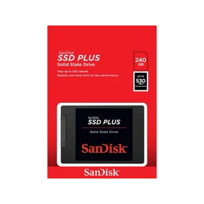 Image de Sandisk Disque Dur Interne Ssd Plus 240 Gb (173341)