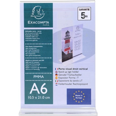 Afbeelding van Exacompta 86158D 30x Porte visuel droit v