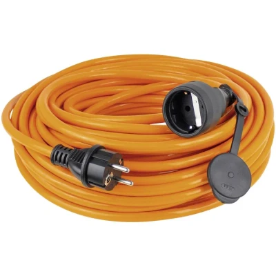 Afbeelding van AS Schwabe 59125 Stroom Verlengkabel 16 A Oranje 25.00 m H07BQ F 3G 1,5 mm²