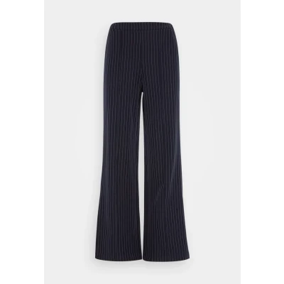 Afbeelding van Pieces Pcbossy WIDE Striped Pants Broek, Dames, Maat: Small, Sky captain