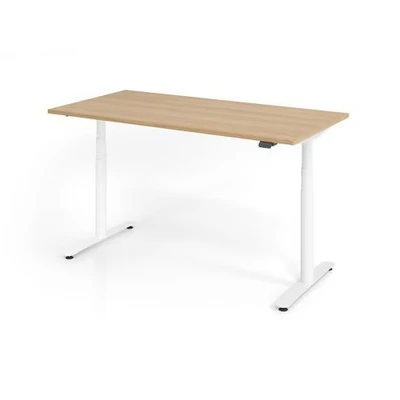 Afbeelding van XDLR 16 W 160x80 Bureau Elektrisch in hoogte verstelbaar 160 x 80 Eiken Tafelhoogte I