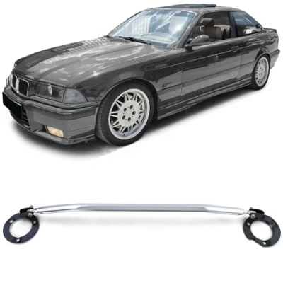 Afbeelding van Barre anti rapprochement avant en aluminium pour BMW E36 6 Zyl 320i 323i 325i 328i 92 99