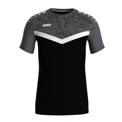 Afbeelding van JAKO T shirt Iconic zwart/antraciet S / XXL