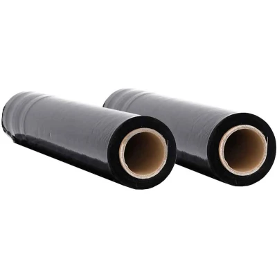 Afbeelding van vidaXL Stretchfilm 2 st 23 μm 50 cm x 300 m zwart