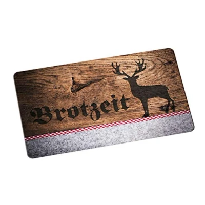 Afbeelding van infinite by GEDA LABELS (INFKH) 13405 Oktoberfest hert broodplank bruin
