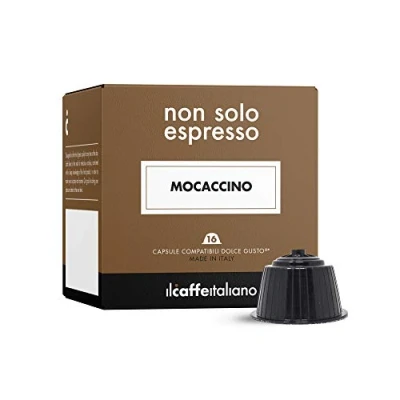 Image de FRHOME Il Caffè Italiano Lot de 48 capsules compatibles avec Dolce Gusto Mocaccino