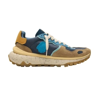 Afbeelding van Satorisan Chacrona Metta Premium Ul Casual Sneakers Mannen Vintage Leer Kleur Navy Maat 45