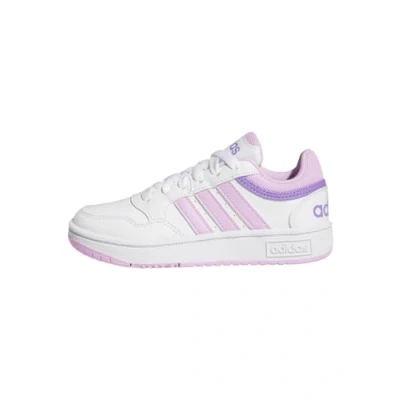 Image de Adidas Hoops Mixte enfant Sneakers, Ftwr White Bliss Lilac Violet Fusion, 38 EU