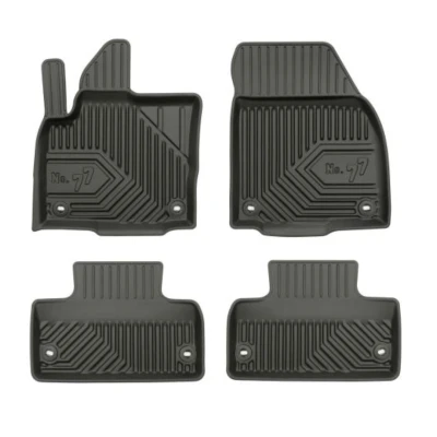 Afbeelding van FROGUM No. 77 77408937 Vloermatset Rubber voor en achter 4 zwart Op maat gemaakt LAND ROVER: Range Rover Evoque