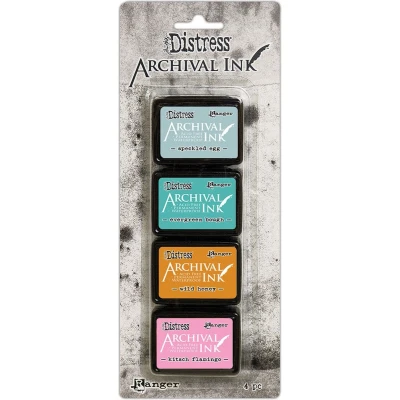 Afbeelding van Ranger Distress Archival Mini Ink Kit #4 AITK75110 Tim Holtz (02 22)