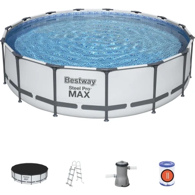 Afbeelding van Bestway Steel Pro Zwembad max set rond 457