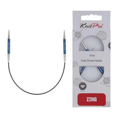Afbeelding van KnitPro Zing vaste breinaalden rondbreinaalden 22,5 cm x 4 mm