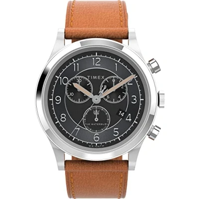 Afbeelding van Timex Waterbury Traditional Chronograaf, Heren, Maat: One Size, Brown