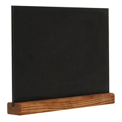 Image de Europel tableau à craie modèle de table A4 paysage avec finition naturelle