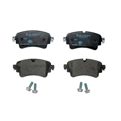 Afbeelding van HELLA 8DB 355 024 791 Remblokkenset Geschikt voor slijtage waarschuwingscontact Met remzadelschroef AUDI: A4 B9 Avant, Q7, A5 Sportback