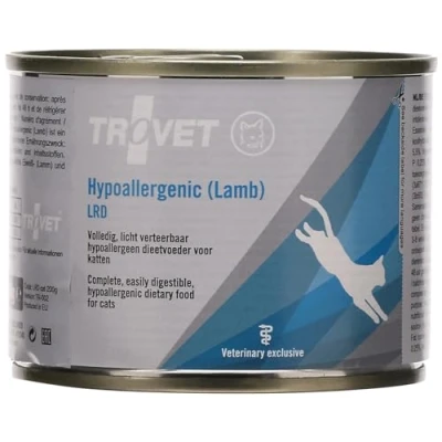 Afbeelding van Trovet Lrd Hypoallergenic Cat Kattendieetvoer Lam 200 g