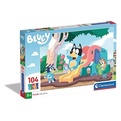 Afbeelding van Clementoni Kinderpuzzels Bluey 104 stukejs, Puzzel, 6+ jaar