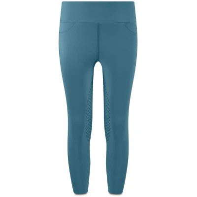 Afbeelding van Kentucky Horsewear Rijbroek Miami Meisjes Rijlegging met Knee Grip Smaragd Maat 150 Ademend &amp; Elastisch