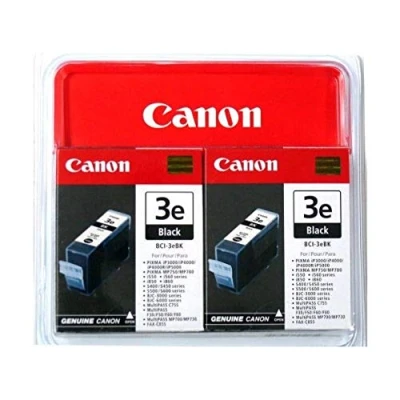 Afbeelding van Canon BCI 3E Inktcartridge / Zwart 2 pack