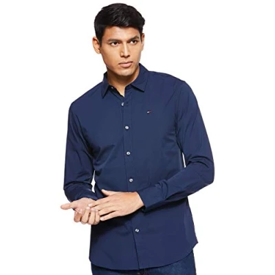 Image de Tommy Jeans Chemise Homme, Iris noir, 3XL